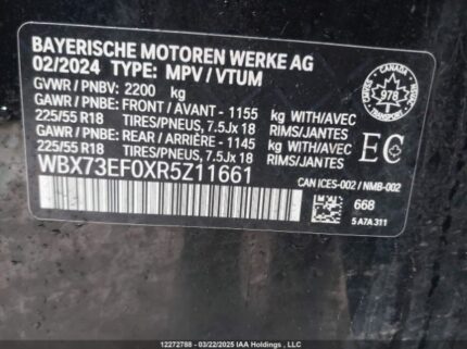 WBX73EF0XR5Z11661 2024 BMW