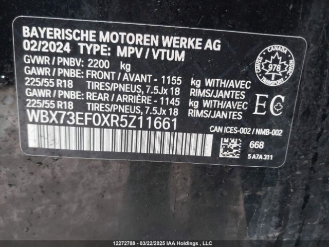 WBX73EF0XR5Z11661 2024 BMW