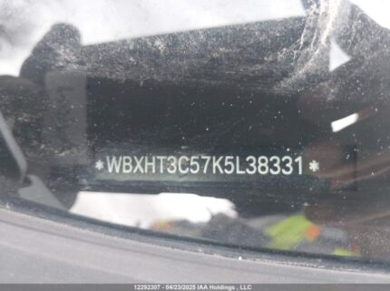 WBXHT3C57K5L38331 2019 BMW