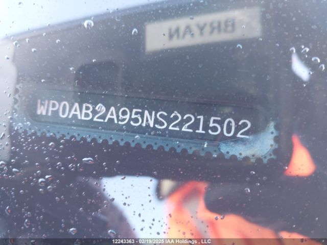 WP0AB2A95NS221502 2022 PORSCHE