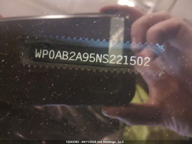 WP0AB2A95NS221502 2022 PORSCHE
