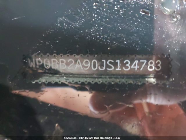 WP0BB2A90JS134783 2018 PORSCHE
