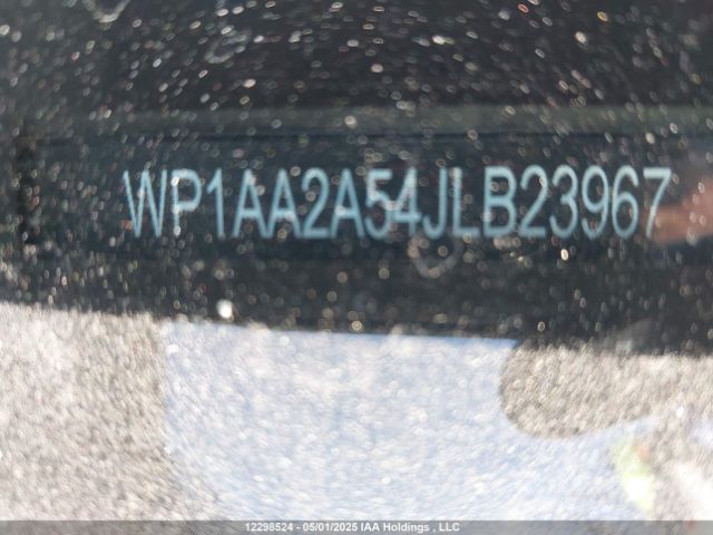 WP1AA2A54JLB23967 2018 PORSCHE