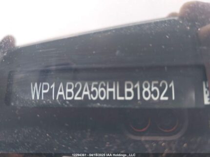 WP1AB2A56HLB18521 2017 PORSCHE