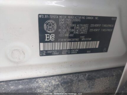 2T3B1RFV8RC397982 2024 TOYOTA