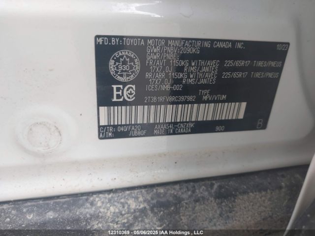 2T3B1RFV8RC397982 2024 TOYOTA