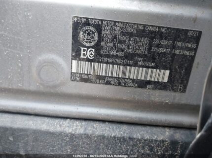 2T3R1RFV7MC217110 2021 TOYOTA