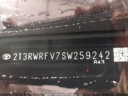 2T3RWRFV7SW259242 2025 TOYOTA