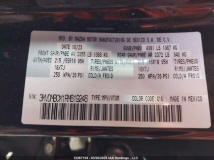 3MVDMBCM1RM619246 2024 MAZDA
