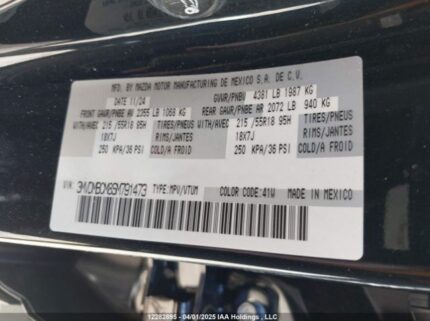 3MVDMBCM8SM791473 2025 MAZDA
