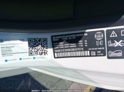 3MW33CM06S8E97075 2025 BMW