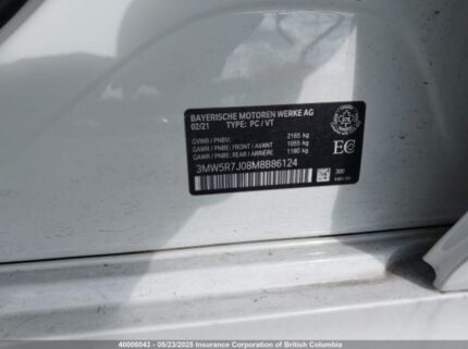 3MW5R7J08M8B86124 2021 BMW