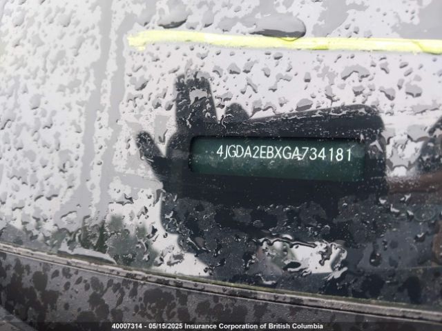 4JGDA2EBXGA734181 2016 MERCEDES-BENZ