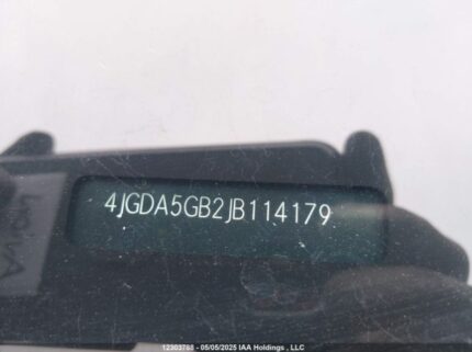 4JGDA5GB2JB114179 2018 MERCEDES-BENZ