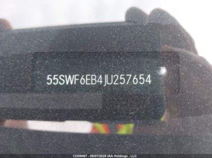 55SWF6EB4JU257654 2018 MERCEDES-BENZ