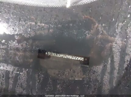 5UX53DP02N9J22905 2022 BMW