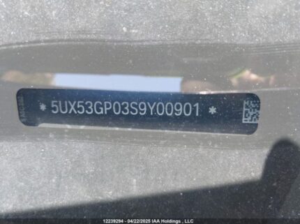 5UX53GP03S9Y00901 2025 BMW