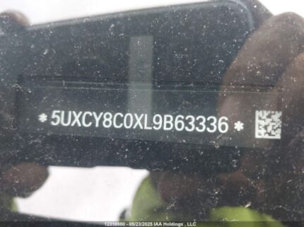 5UXCY8C0XL9B63336 2020 BMW