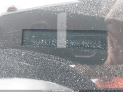 5UXKU2C58J0X49368 2018 BMW
