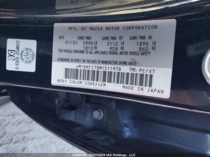 JM1DKFC78M1511978 2021 MAZDA