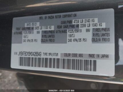JM3KFBCM3M0426649 2021 MAZDA