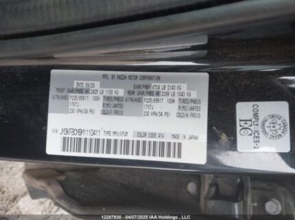JM3KFBCM9M1110411 2021 MAZDA