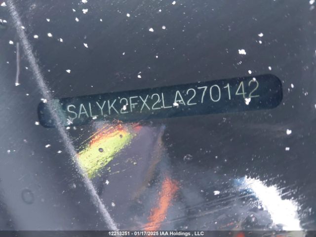 SALYK2FX2LA270142 2020 LAND ROVER