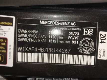 W1KAF4HB7PR144267 2023 MERCEDES-BENZ
