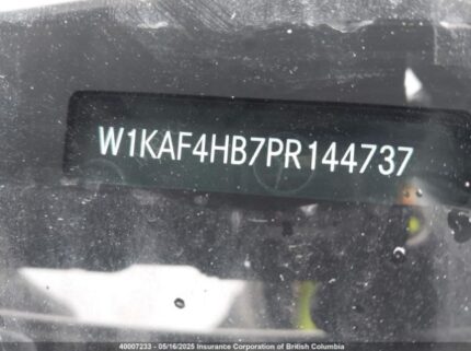 W1KAF4HB7PR144737 2023 MERCEDES-BENZ