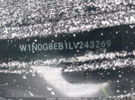 W1N0G8EB1LV243269 2020 MERCEDES-BENZ