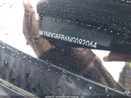 W1N0G8EB6NG092064 2022 MERCEDES-BENZ