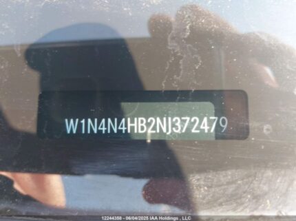 W1N4N4HB2NJ372479 2022 MERCEDES-BENZ