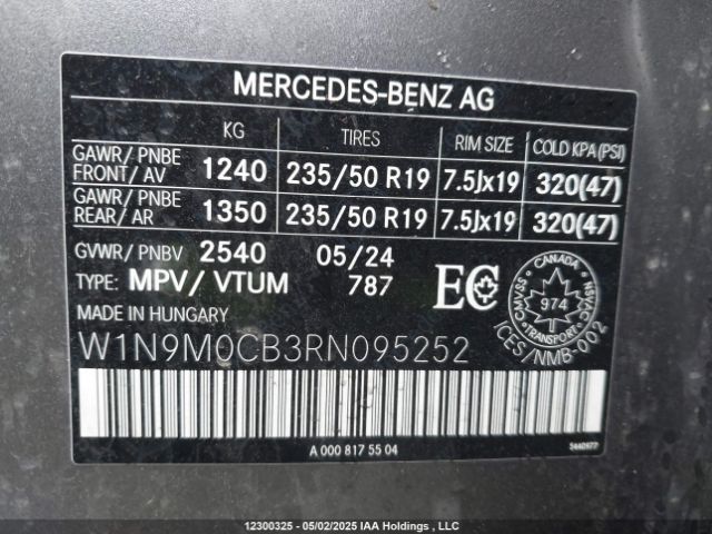W1N9M0CB3RN095252 2024 MERCEDES-BENZ