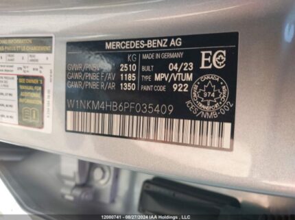 W1NKM4HB6PF035409 2023 MERCEDES-BENZ