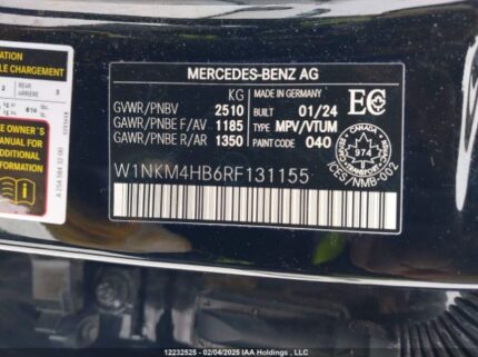 W1NKM4HB6RF131155 2024 MERCEDES-BENZ