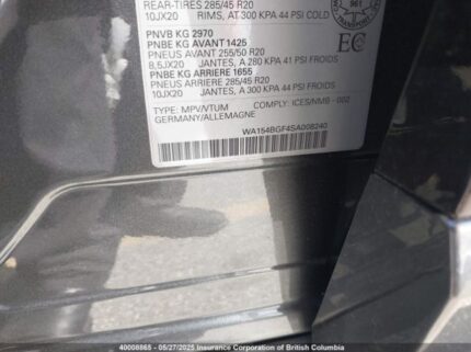 WA154BGF4SA008240 2025 AUDI