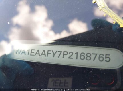 WA1EAAFY7P2168765 2023 AUDI