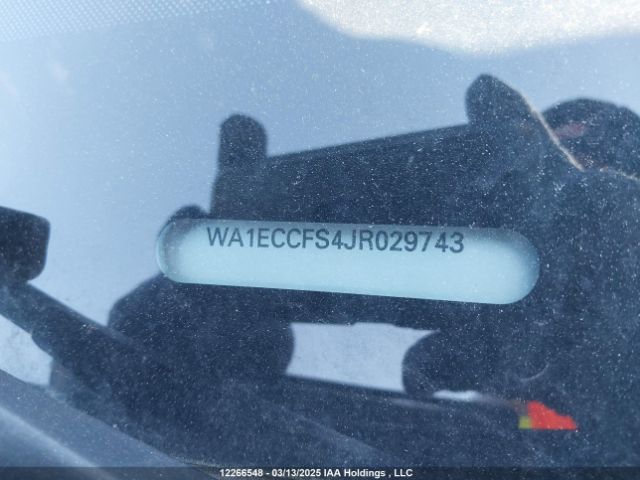 WA1ECCFS4JR029743 2018 AUDI