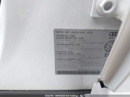WA1EECF3XL1037799 2020 AUDI