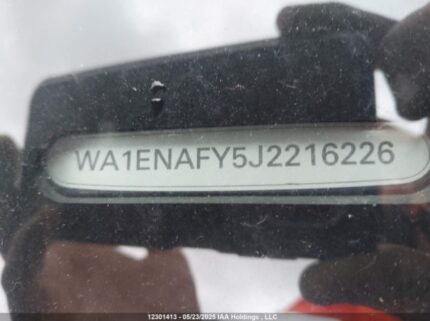 WA1ENAFY5J2216226 2018 AUDI