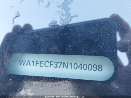 WA1FECF37N1040098 2022 AUDI