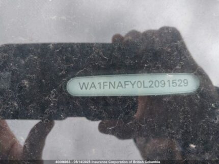 WA1FNAFY0L2091528 2020 AUDI