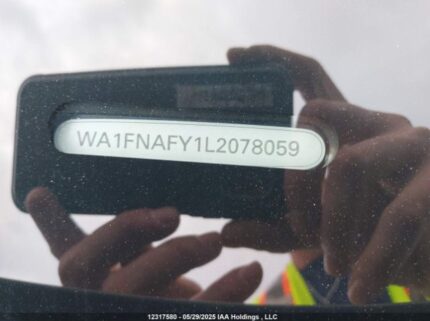 WA1FNAFY1L2078059 2020 AUDI