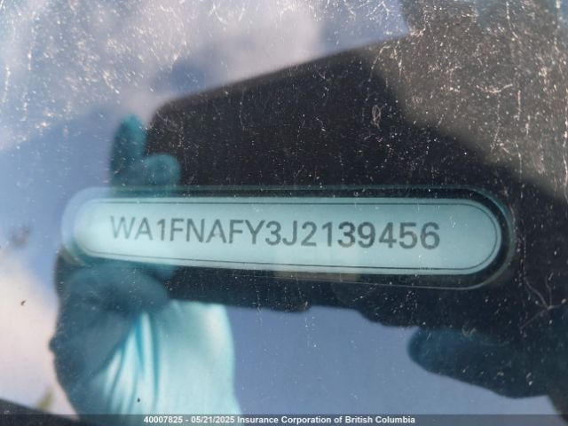 WA1FNAFY3J2139456 2018 AUDI