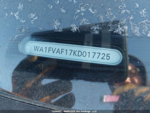 WA1FVAF17KD017726 2019 AUDI