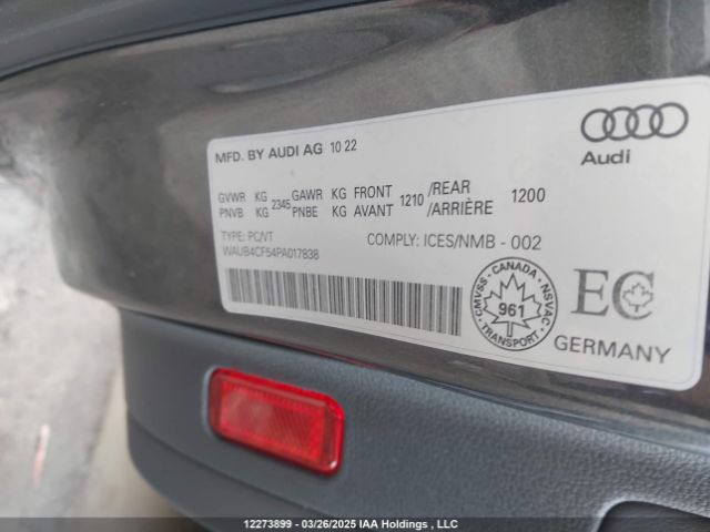 WAUB4CF54PA017838 2023 AUDI