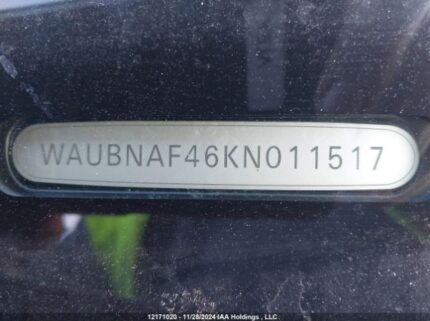 WAUBNAF46KN011517 2019 AUDI