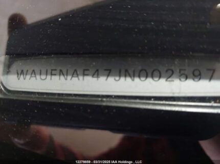 WAUFNAF47JN002597 2018 AUDI