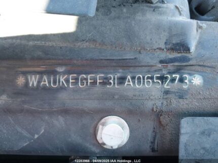 WAUKEGFF3LA065273 2020 AUDI