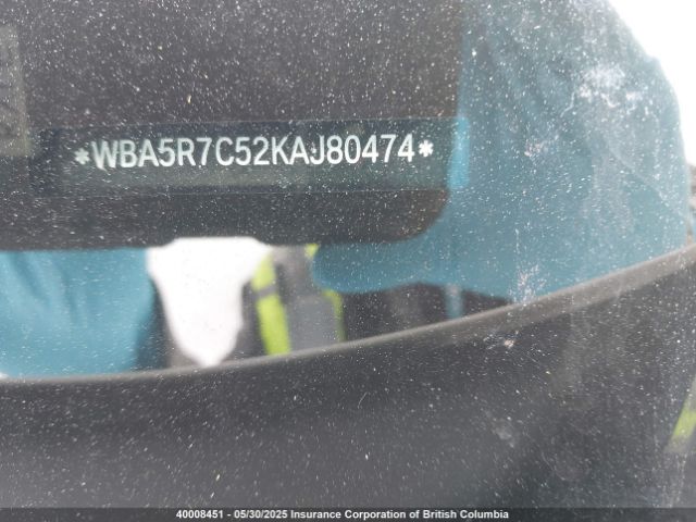 WBA5R7C52KAJ80474 2019 BMW
